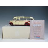 An OC Original Classics 1:24 Scale The Famous Bedford Duple OB Coach - FWW 596 West Yorkshire.