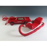 An Unusual D.M. Baylin Trading Plastic Mercedes Sports Car Telephone Made in Hong Kong (22.5cm