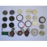 A Selection of Rolex Dials and Parts including Submariners, Air-Kings, Datejusts, Sea-Dweller, GMT