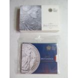 The Royal Mint 2010 and 2012 Britannia £2 Silver Bullion Coins with COAs