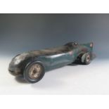 A Scarce 1920's Kingsbury Tinplate Clockwork Cambell-Napier Bluebird Land Speed Record Car Made in