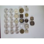 A Selection of LONGINES Parts including movements and dials