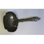 A Victorian Silver Caddy Spoon, Birmingham 1887, JW, 7cm