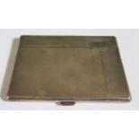 An Edward VIII Silver Cigarette Case with engine turned decoration, Birmingham 1936, Turner &