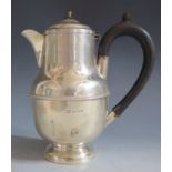 A George V Silver Hot Water Pot, Birmingham 1931, A L Davenport Ltd., 314g