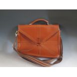 A Mulberry Leather Laptop Bag 007639