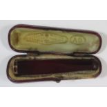 A 9ct Gold Mounted Cheroot Holder 8cm