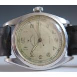 A 1950's Gent's Rolex Oyster Perpetual Precision Wristwatch, ref. 6098, 37mm case no. 726545,