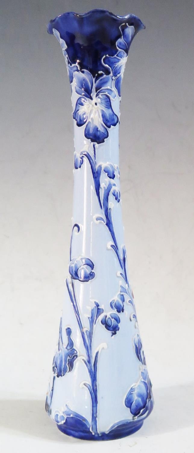 A MacIntyre Florian Ware Vase, 25cm. Chip to rim. - Image 2 of 3