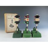 Three SEL Electric Traffic Lights and One Original Box (Not Tested).