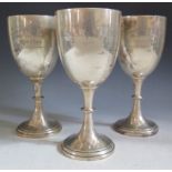 Three George V Silver Presentation Cups
