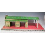 A 1950's Tinplate Marx Freight Terminal Train Station (74cm approx).