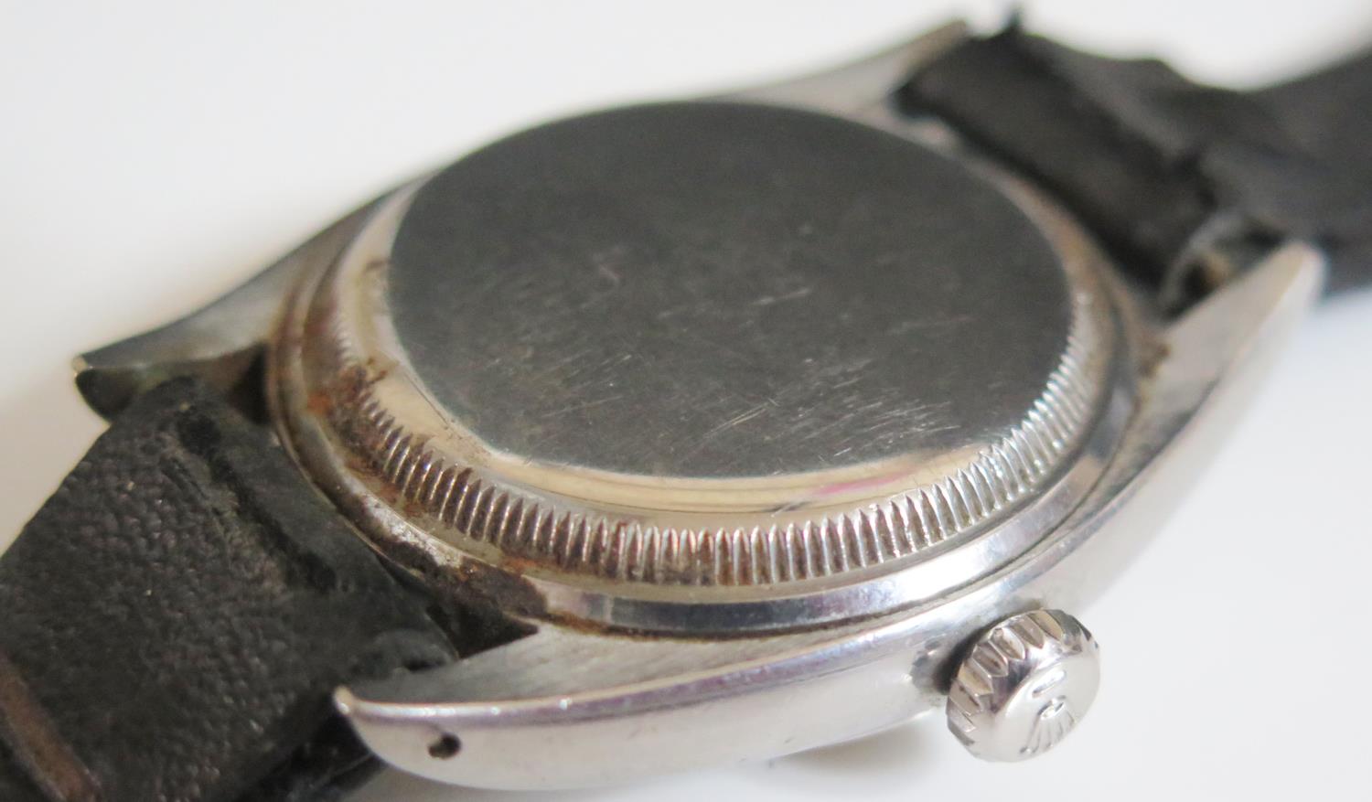 A 1950's Gent's Rolex Oyster Perpetual Precision Wristwatch, ref. 6098, 37mm case no. 726545, - Image 3 of 8