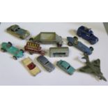 A Selection of Play Worn Matchbox, Dinky etc.