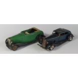 A Triang Minic Daimler/Rolls Royce and 29M Traffic Control Car. Both missing parts. Daimler/Rolls