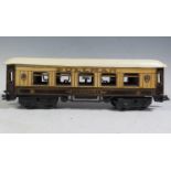 A Bing (GERMAN) O Gauge Tinplate Special Edition "PULLMAN" Coach "CASSANDRA" with opening roof