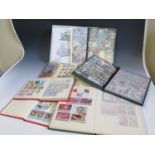 A Collection of World Stamps including The Disney World of Postage Stamps Collector's Album