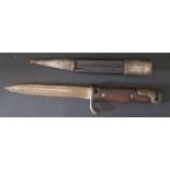 A Trench Knife Bayonet, 176.P.7.59., blade 16cm