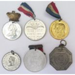 Six Coronation Medals