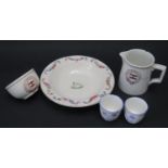 Cosens & Company Limited Milk Jug and Bowl and Maid Line bowl