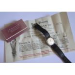 A 1950's J.W. Benson Wristwatch, running