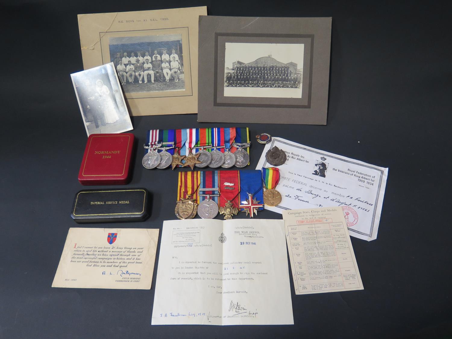 A Significant WWII and later Military Archive including Military Medal Group awarded to 1866720 L/
