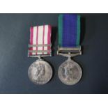 A Two Medal Group Awarded to R.M. 17176 K.H.C.MATTHEWS. MNE. R.M. including Naval General Service