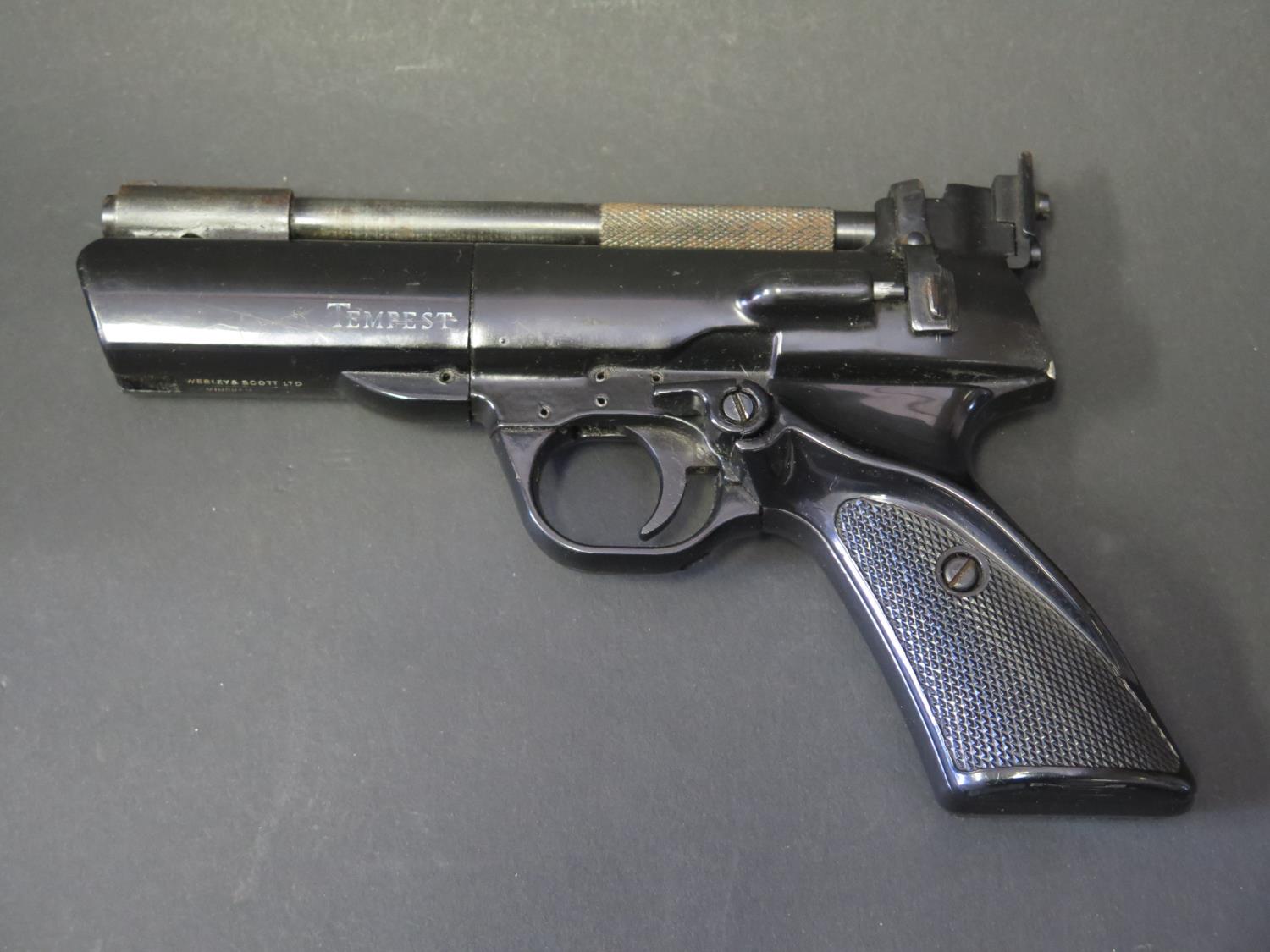 A Webley Tempest Air Pistol