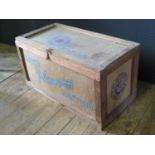 A Player Airman Cigarettes Shipping Crate, 73(w)x36(d)x39(h)cm