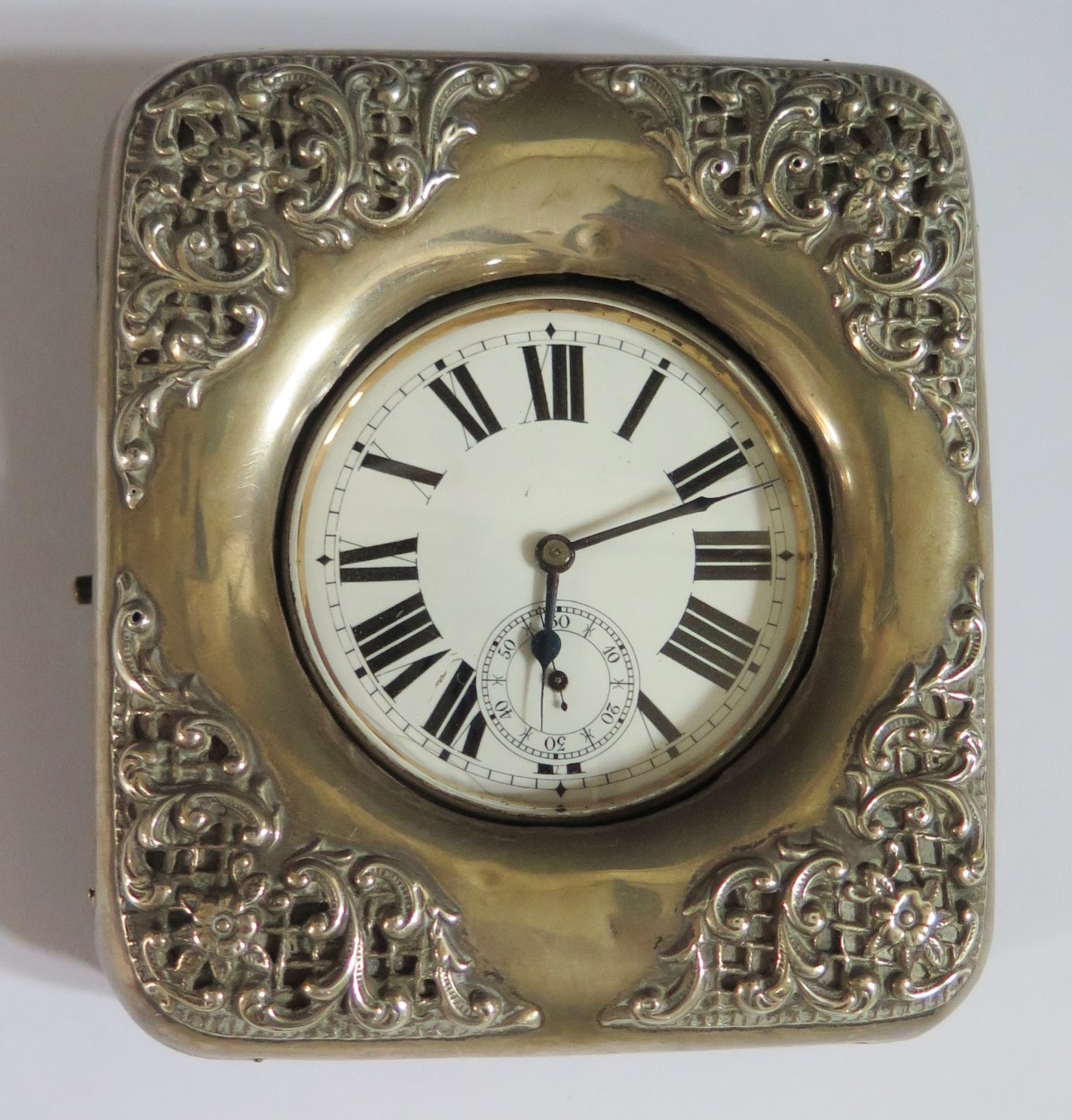 An Edward VII Silver Goliath Pocket Watch Easel Back Case, Birmingham 1901, Henry Matthews and - Image 2 of 2