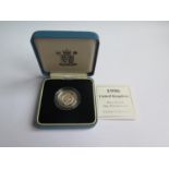 A Royal Mint 1996 Silver Proof One Pound Coin with COA