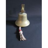 A "QUEEN MARY 1936" Bell (15cm diam. at base)
