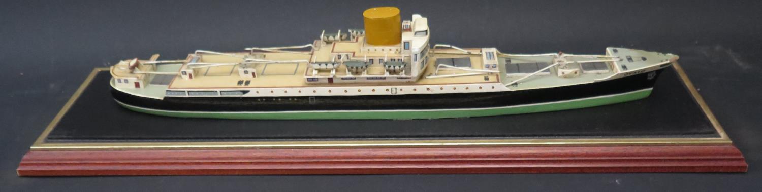 OTAIO John Brown & Co. 1958 _ Ship's model in perspex case, 54(l)x15(d)x13.5(h)cm