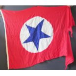 A Blue Star Line Ltd. Flag, flown on New York Star 1965, 290x180cm