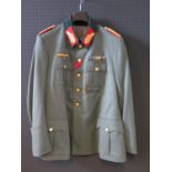 General H. Wegelain _ A Rare WWII German General's Tunic with ribbon bar, label to inner pocket
