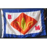 A Buries, Markes Ltd Flag flown by M.V. Tsuru Arrow, 90x60cm