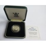 A Royal Mint 1994 Silver Proof Two Pound Coin with COA