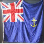 A Royal Navy Fleet Auxiliary Blue Ensign Flag, 200x170cm