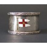 An Edward VII Silver Napkin Ring _ Souvenir of Maiden Voyage of Imperial Direct West India Mail