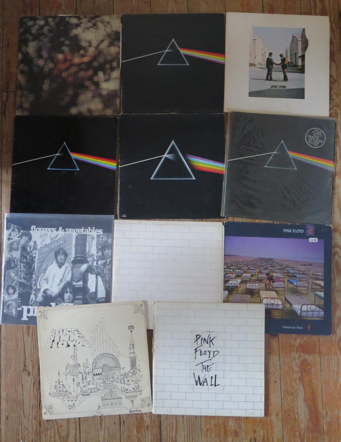 A Selection of LP Records by Pink Floyd