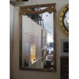 A Gilt Framed Wall Mirror, 100x58cm