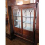 A Mahogany Glazed Display Cabinet