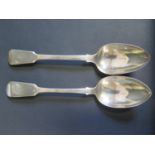 A George IV Silver Serving Spoon (London 1820 GP) and Victorian silver serving spoon (Newcastle 1852