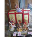 A Collection of Seven Royal Doulton Bunnykins Ornaments (six boxes)