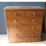 A Victorian Mahogany Chest of Drawers
