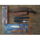 A Selection of Sheath Knives