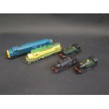 Four Hornby Locomotives in excellent condition and one Bachmann which appears slightly altered.