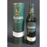 A Bottle of Glenfiddich 12 Year Malt Whisky
