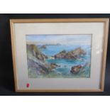 Sydney James Beer (1875-1952), Kynance Cove (Cornwall), watercolour, 36.5x25cm