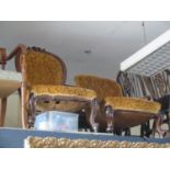 Two Victorian Upholstered Chairs. A/F